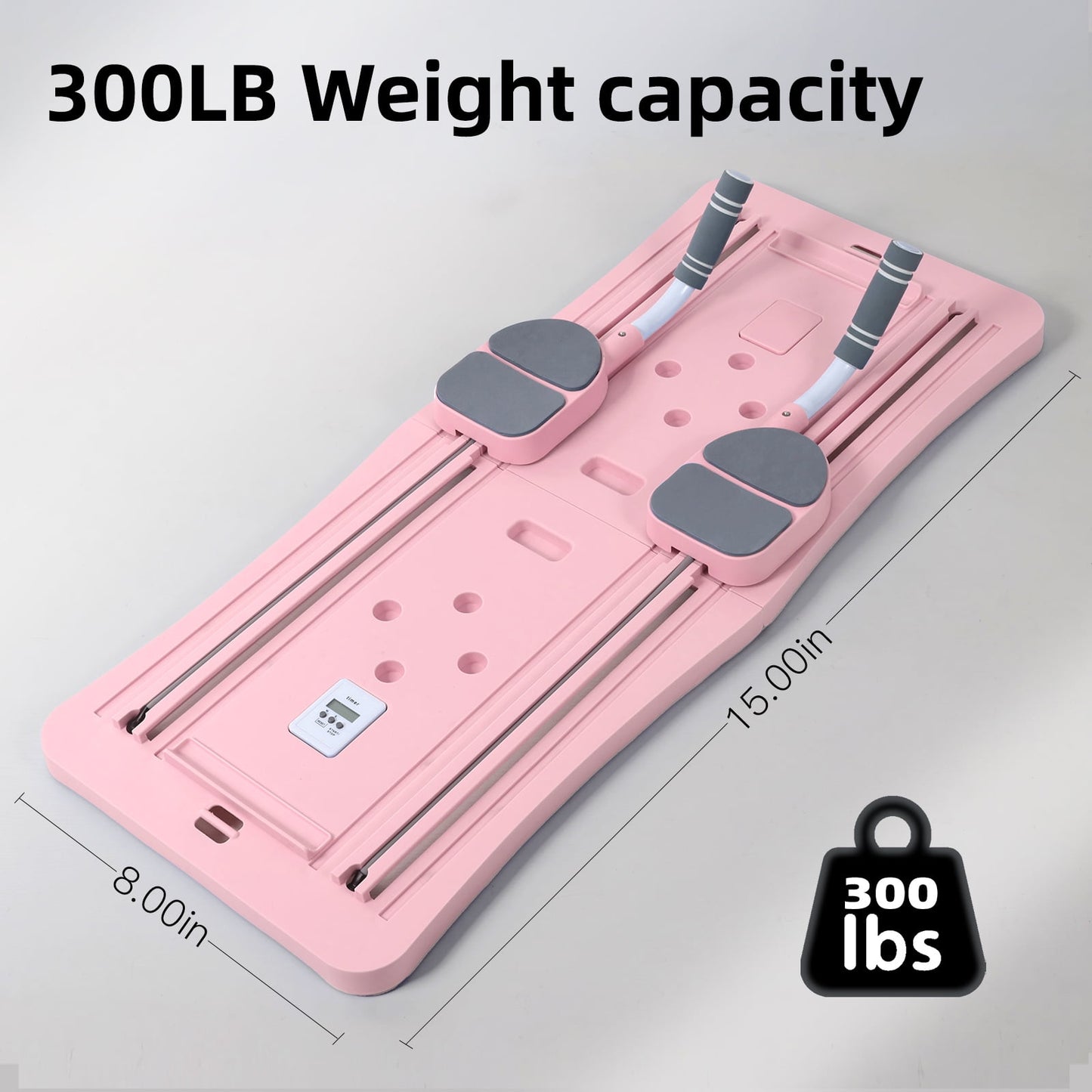 Pilates Board, 6 in 1 Pilates Reformer, Foldable and Portable Pilates Equipment for Home,Multifunctional Pilates Fitness Board