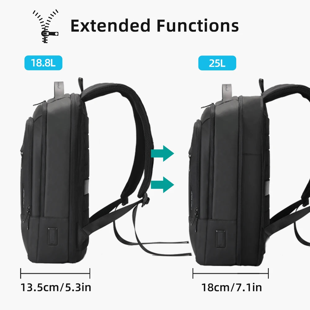 Slim Man Laptop Backpack Waterproof School Bag with USB Charging for Boys Teenagers Luxury Backpack Men on Work