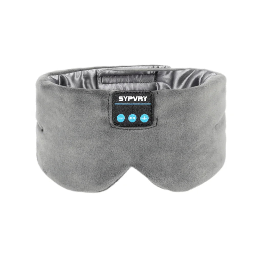 Soft Sleep Mask Bluetooth Wireless Headphones Sleeping Headphones Adjustable Music Eye Mask Silk for Sleeping Mask Eyemask Sleep