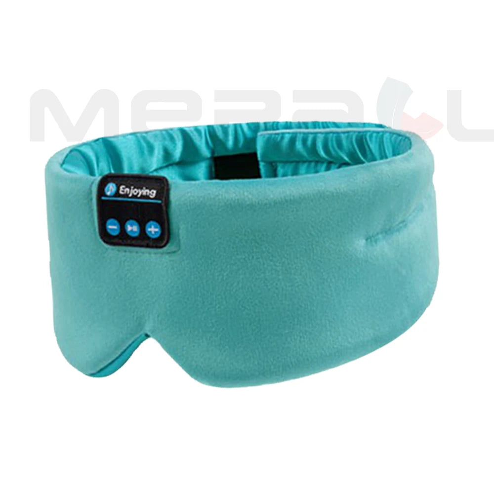 Soft Sleep Mask Bluetooth Wireless Headphones Sleeping Headphones Adjustable Music Eye Mask Silk for Sleeping Mask Eyemask Sleep