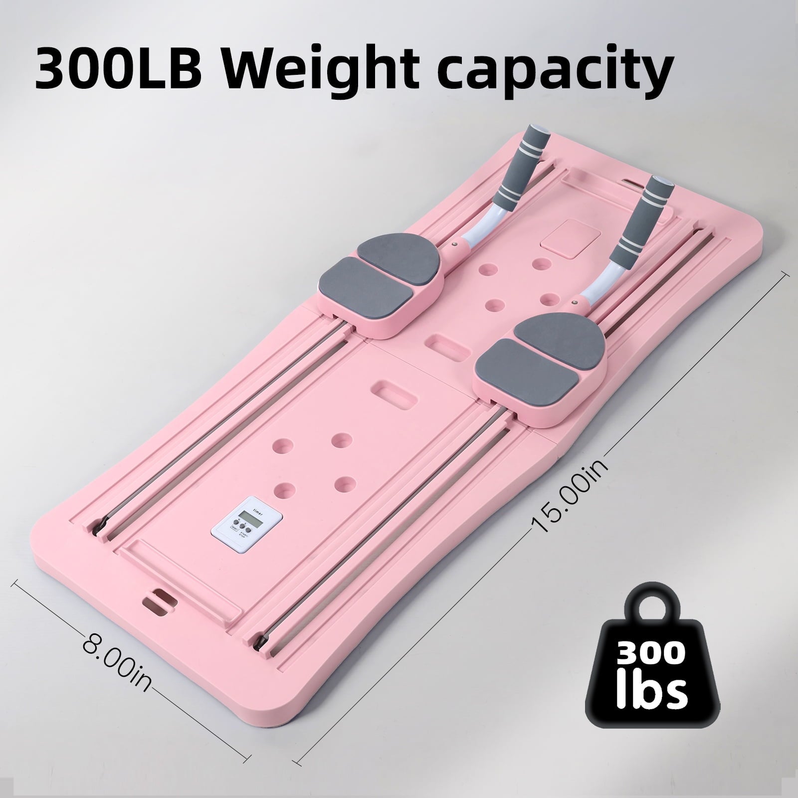 Pilates Board, 6 in 1 Pilates Reformer, Foldable and Portable Pilates Equipment for Home，Multifunctional Pilates Fitness Board