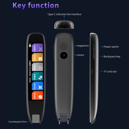 S65Pro Dictionary Translation Pen Scan Reader Device Text Scanning Reading Translator Wifi/Bt Connection Online Photo Translate